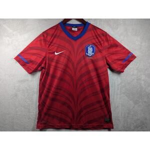 South Korea 2010 2011 NIKE Home Football Kit Soccer Jersey Sz MEDIUM 378601-611